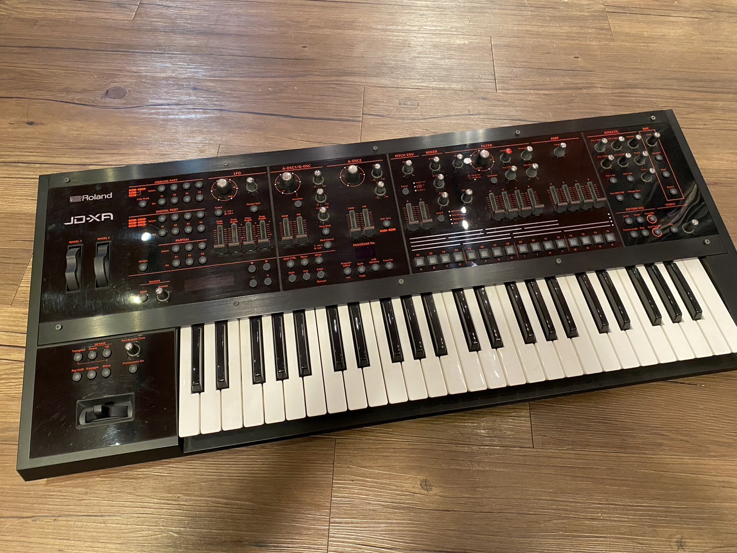 展示品出清Roland JD-XA 合成器 類比 數位 跨界融合