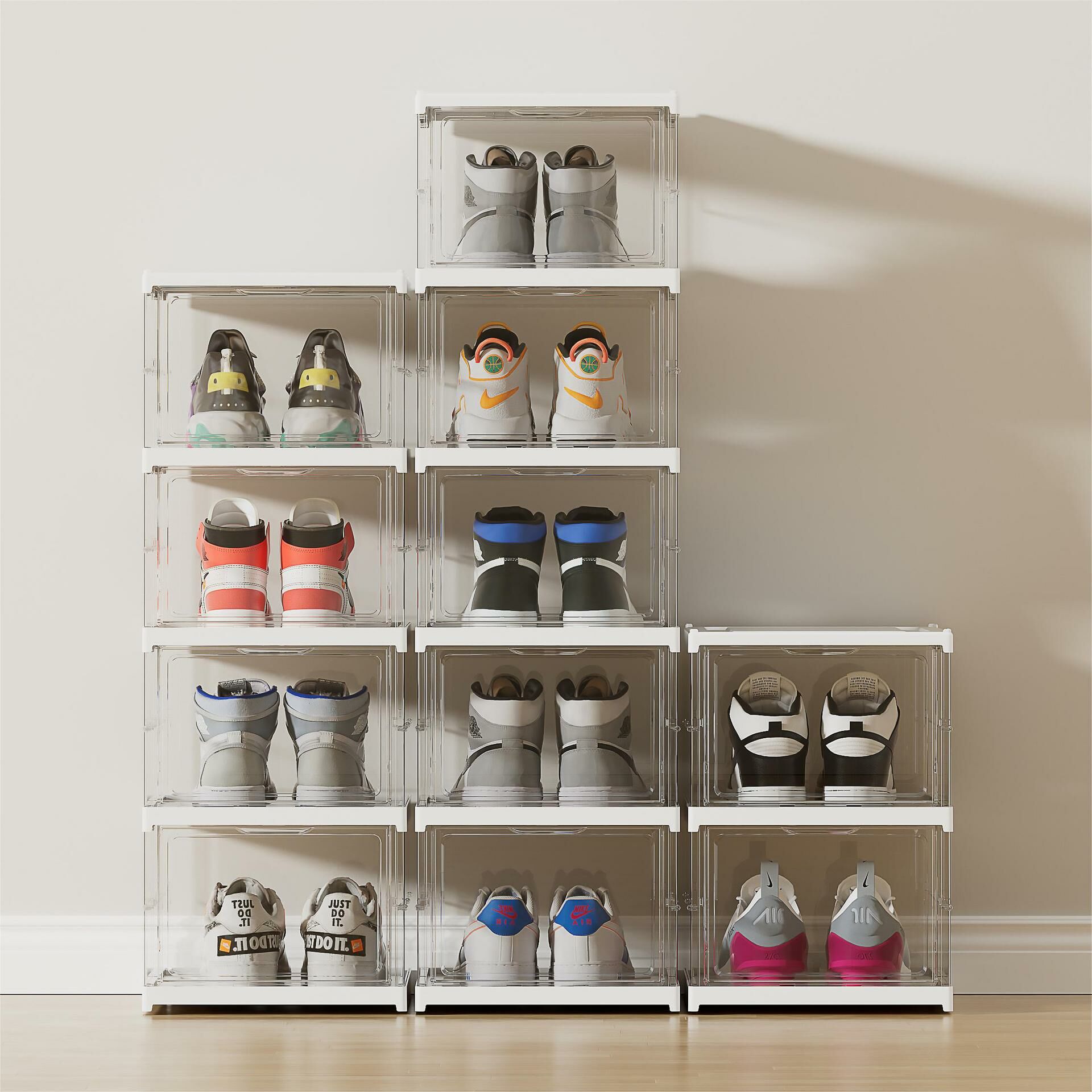 《3334》一體式可摺疊收納鞋盒