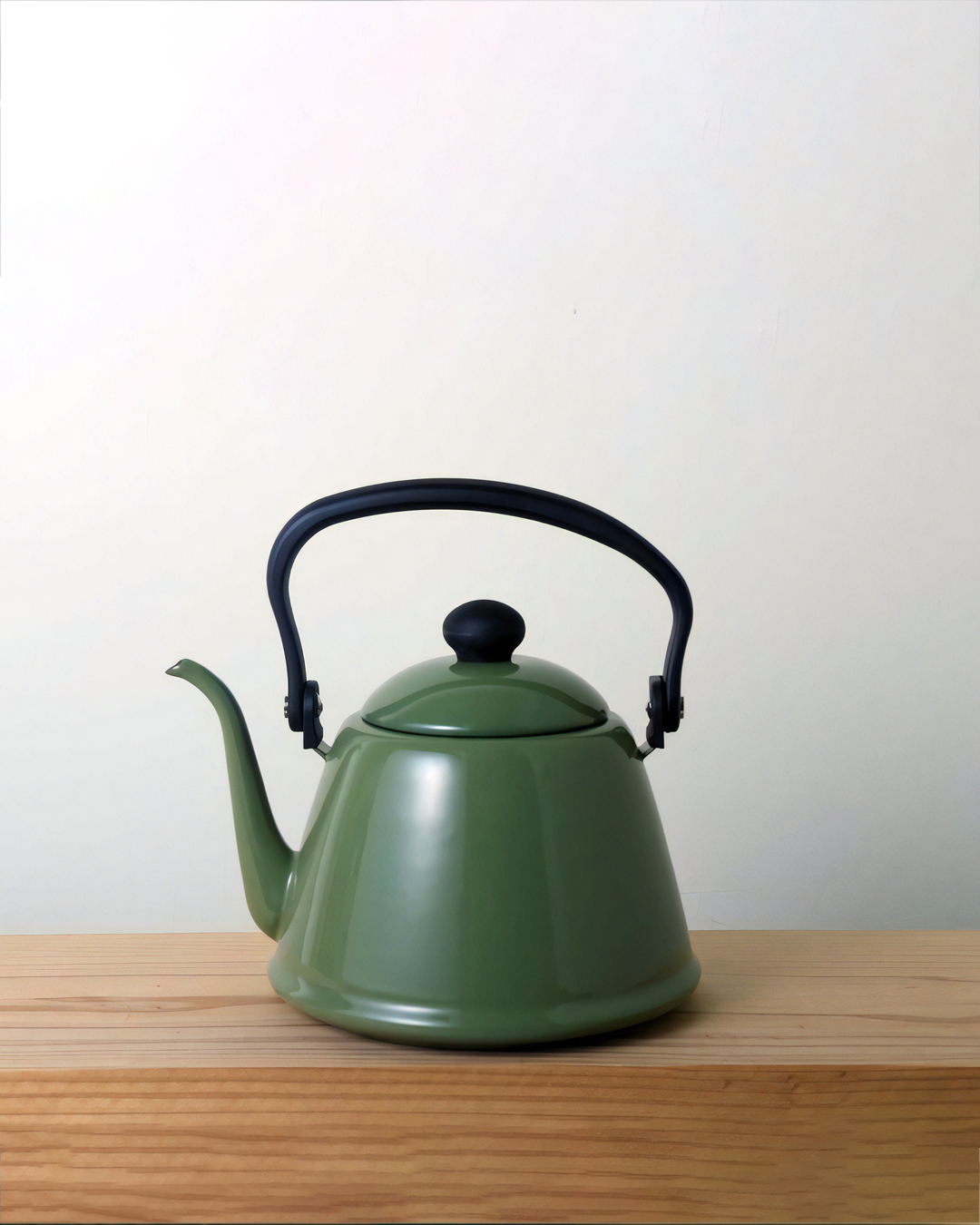 Drip Enamel Kettle II 2L Green｜Noda Horo