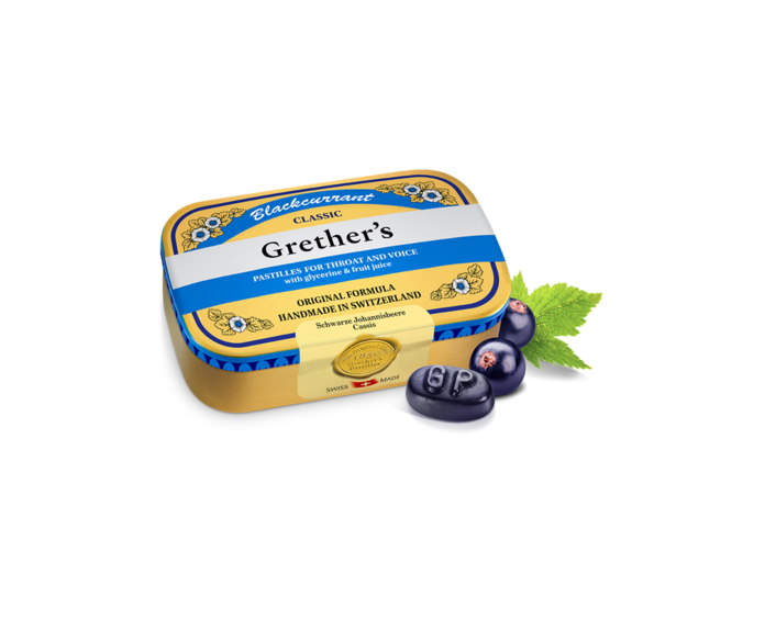 Grether's Blackcurrant Regular 110g