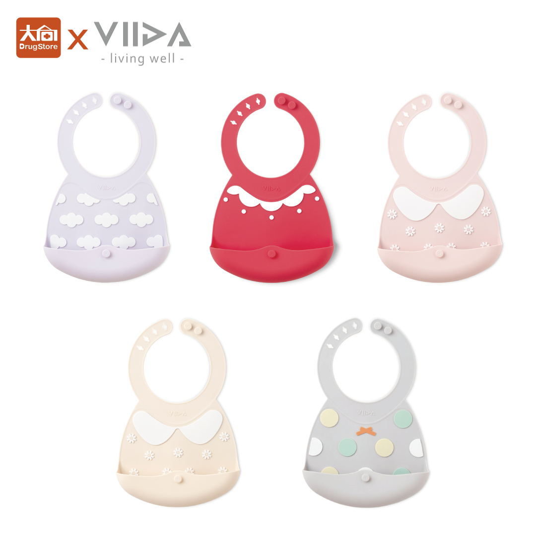 VIIDA JOY 便攜式矽膠圍兜(夢幻療癒系列) 多款可選