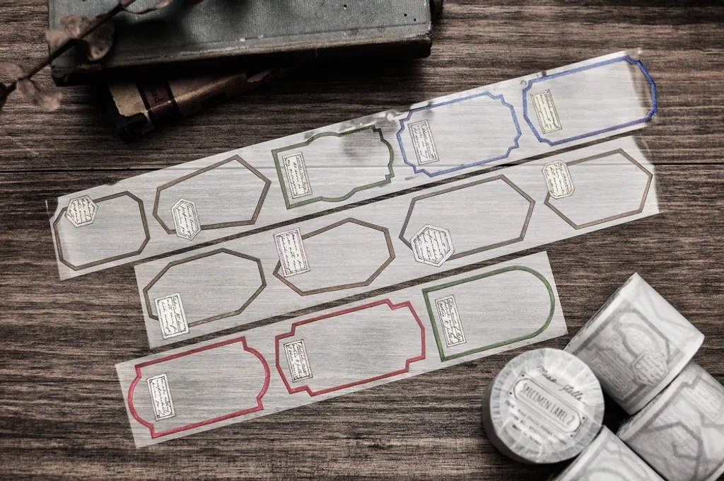 喵吉星．Specimen Label2 標本標籤2 4cm亮面PET/和紙膠帶 <整捲/分裝>