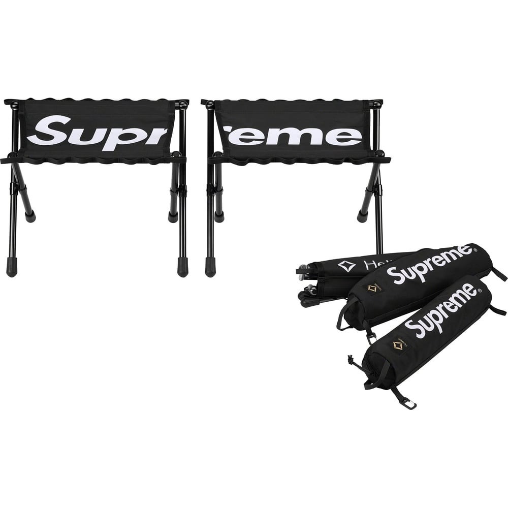 SUPREME HELINOX TACTICAL FIELD STOOL (SET OF 2) BLACK F