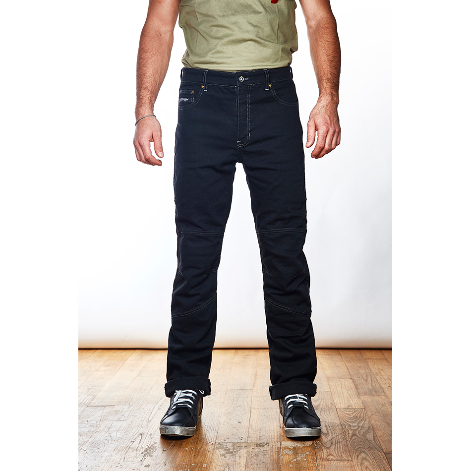 FURYGAN D02 STRETCH 黑色 牛仔防摔褲 直筒 功夫龍