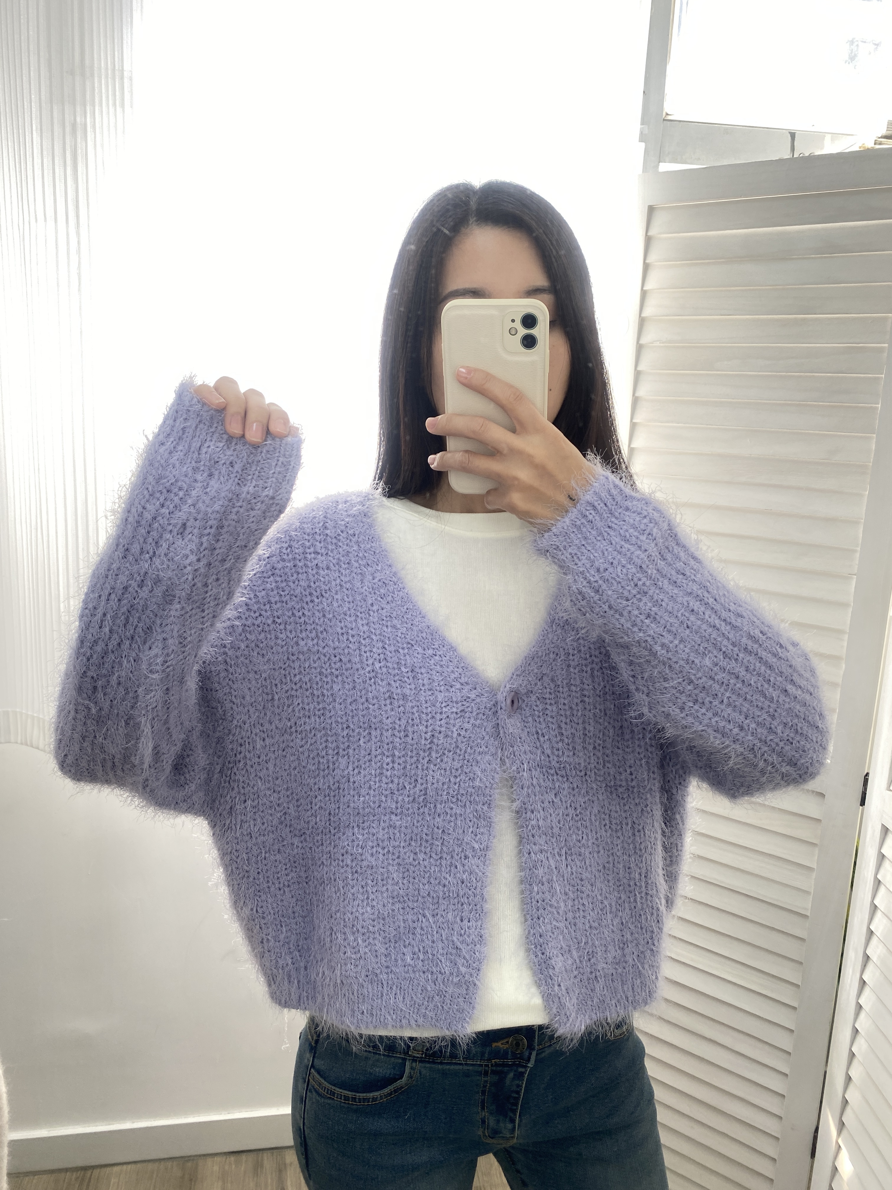 【 現貨 】 幼毛毛滑身外套