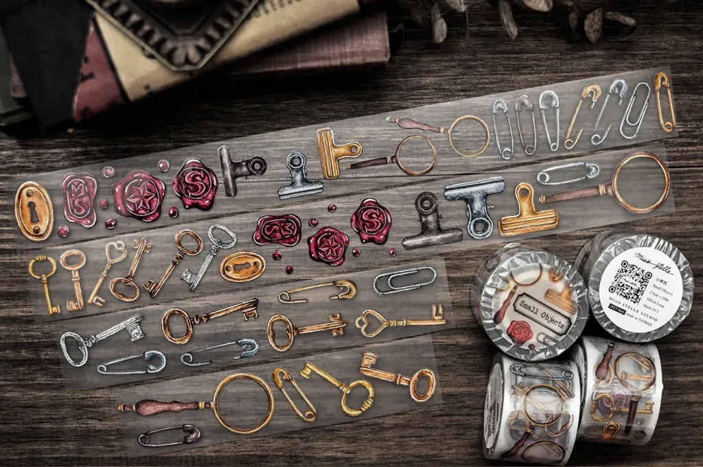 喵吉星．Small Objects 小東西 3.5cm霧面PET膠帶 <整捲/分裝>