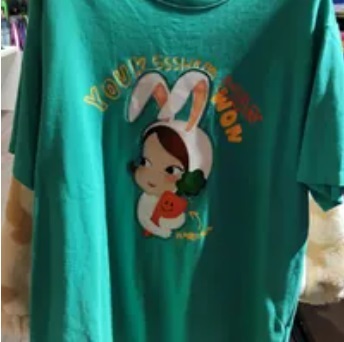 [S] YSW RIA ANIMAL T-SHIRT,GREEN, I1WTS04GRRAF (SYW234)