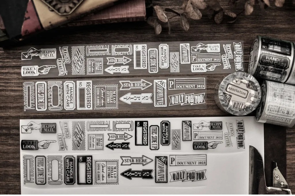 喵吉星．Annotation 註記 4cm霧面PET膠帶 <整捲/分裝>