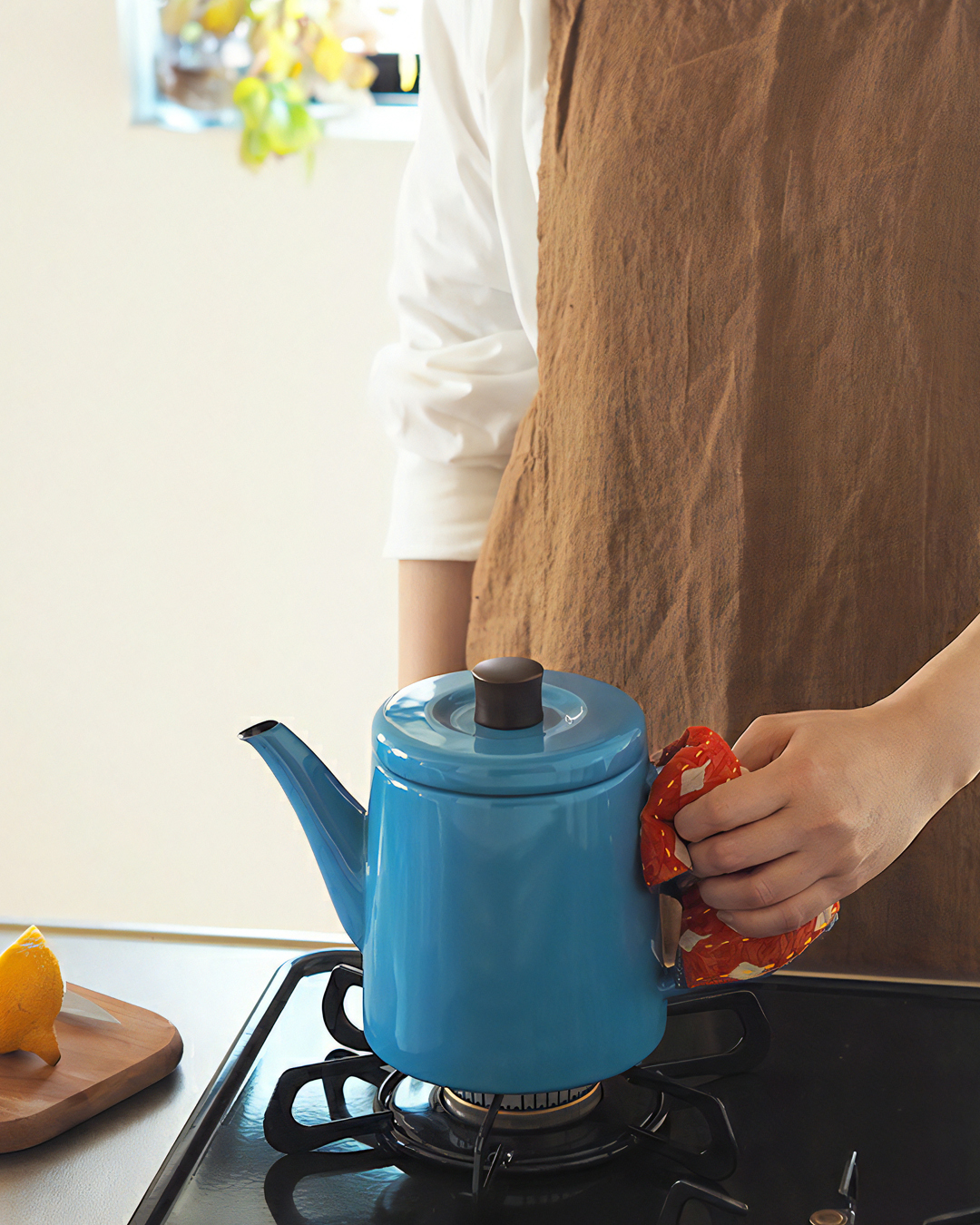 Pottle Enamel Kettle Pot 1.5L Blue｜Noda Horo