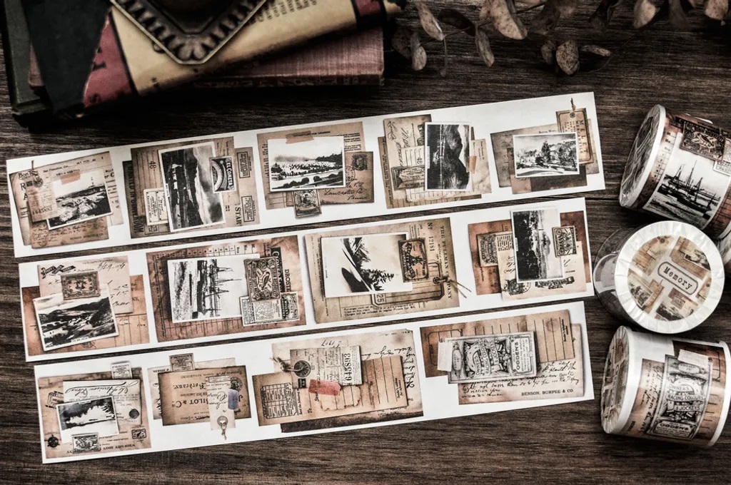 喵吉星．Memory 回憶 5cm日本和紙膠帶 <整捲/分裝>