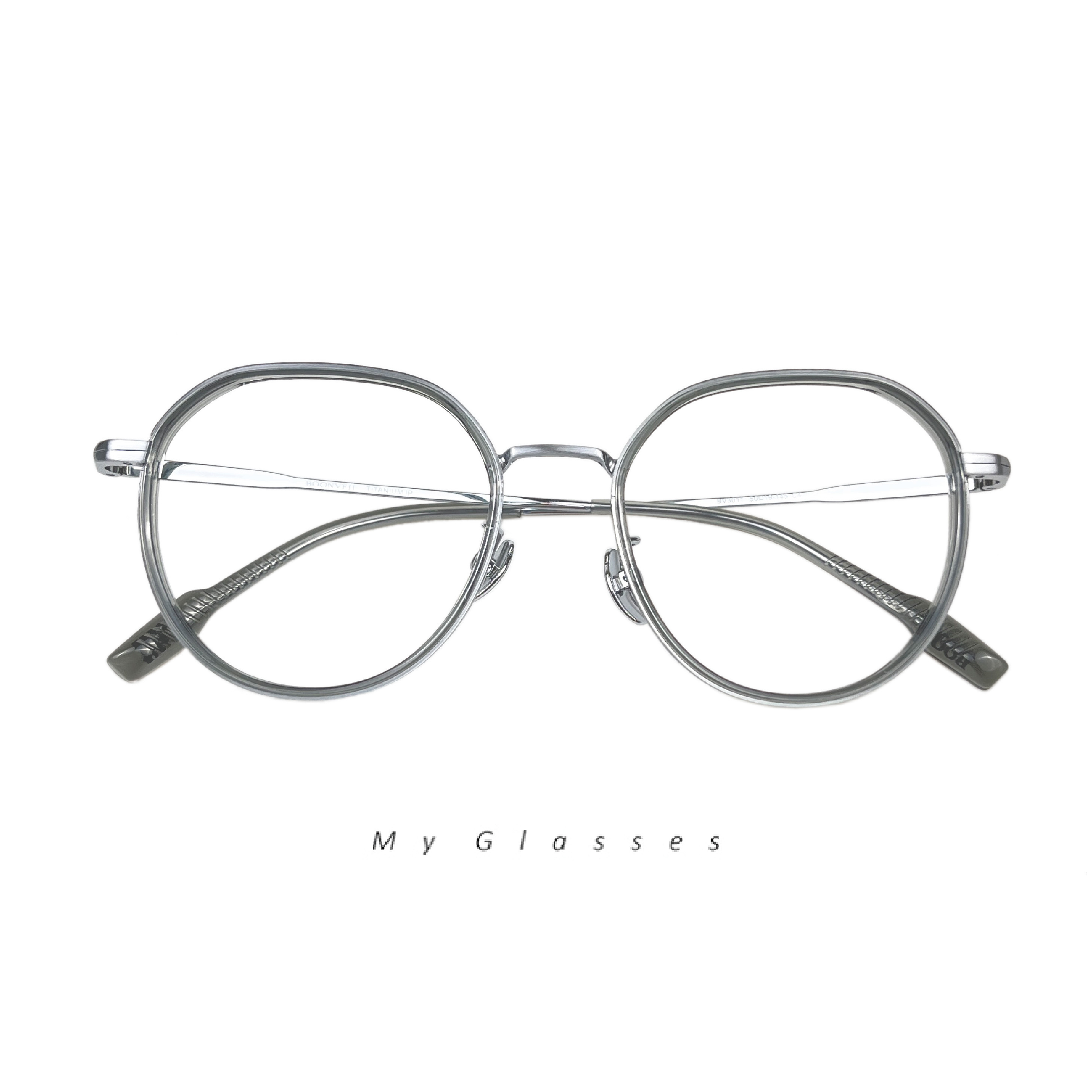 C374鈦金屬圈框眼鏡