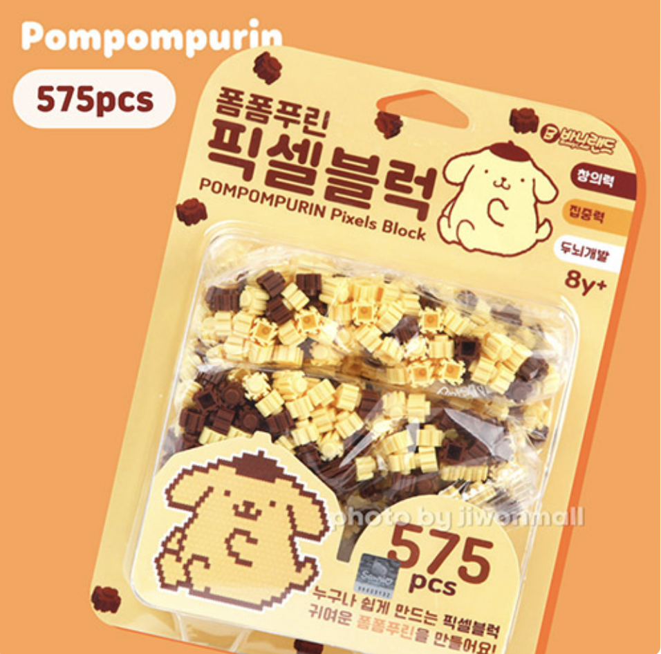 韓國 Sanrio角色積木方塊-布甸狗