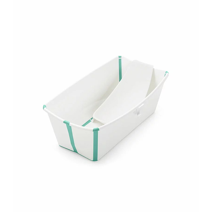Stokke - Flexi Bath® Bundle Tub with Newborn Support (White Aqua, Gift Box)