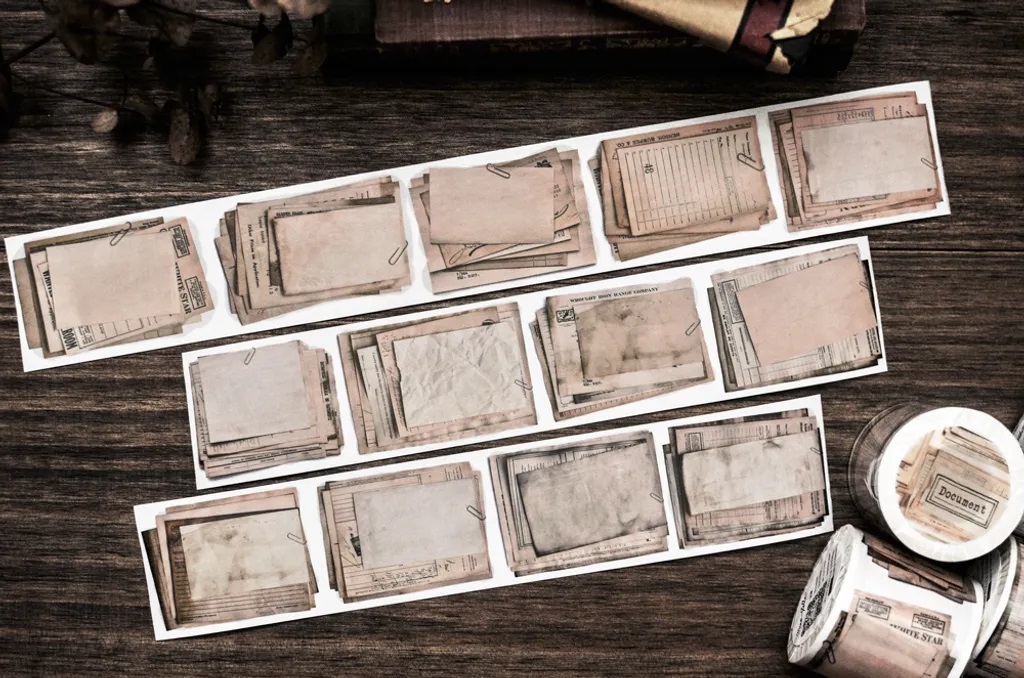 喵吉星．Document 紀錄 5cm日本和紙膠帶 <整捲/分裝>