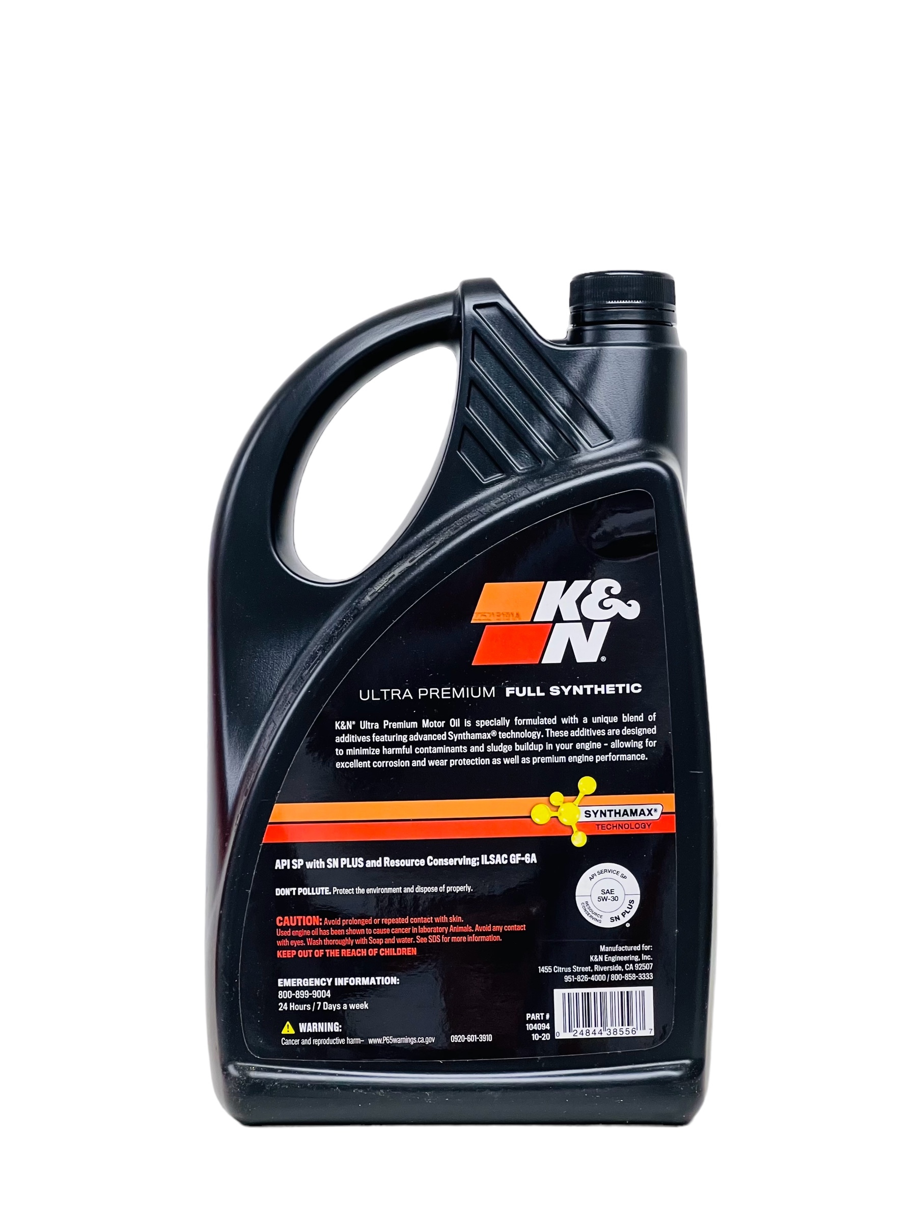 K&N 104094  5W30 Full Synthetic Motor Oil (1 Gal.)