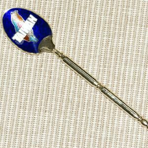 景泰藍湯匙-台灣(顏色隨機出貨)