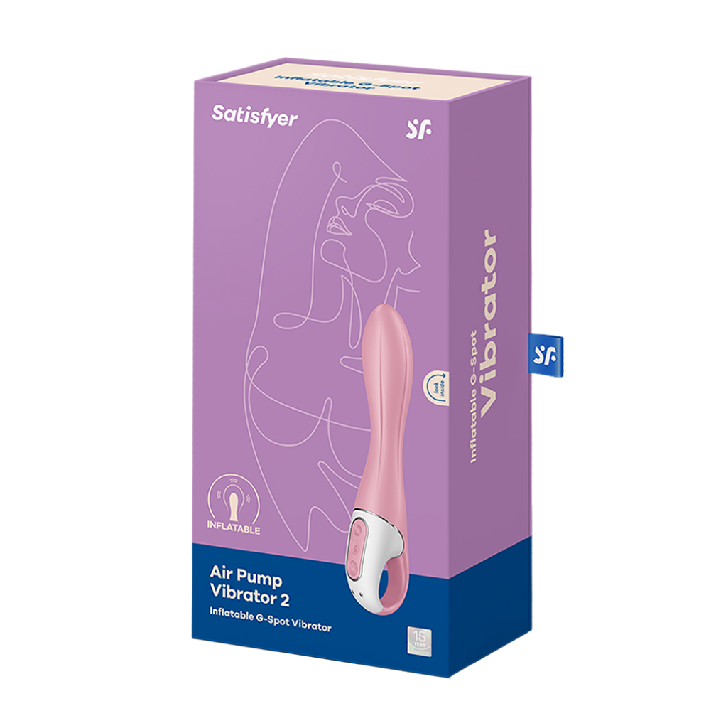 德國  Satisfyer Air Pump Vibrator 2 可調節充氣G點按摩棒