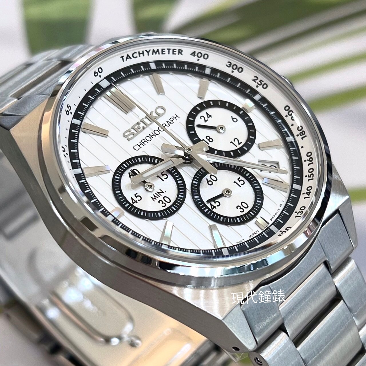 SEIKO 精工】CS系列時尚三眼計時腕錶8T63-01T0S 41mm 現代鐘錶