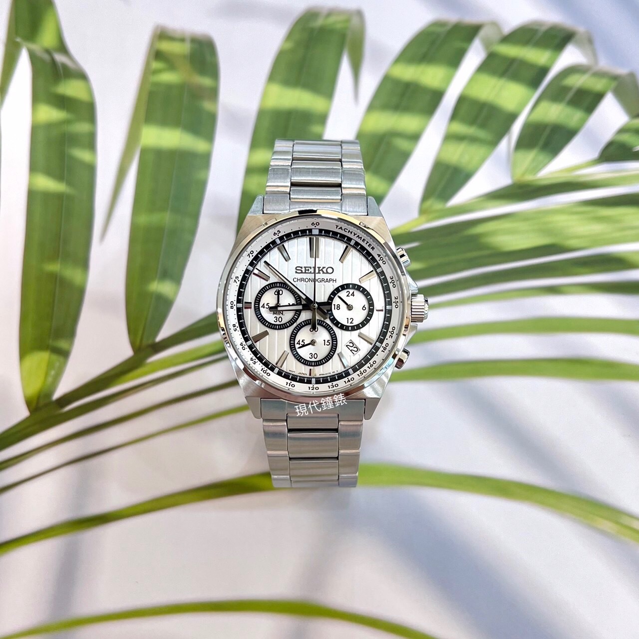 【SEIKO 精工】CS系列 時尚三眼計時腕錶  8T63-01T0S 41mm 現代鐘錶