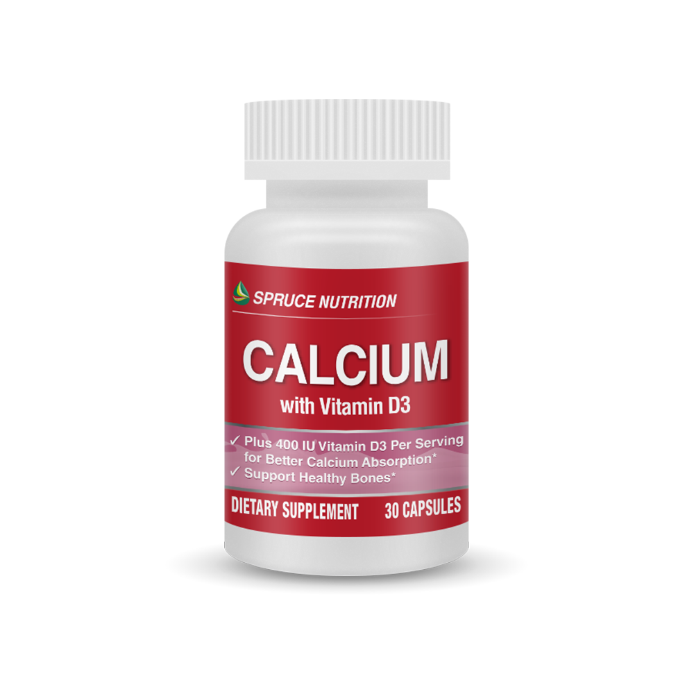 【 Spruce Nutrition 】液體鈣配維他命D3｜CALCIUM with Vitamin D3｜30 粒裝（美國原裝行貨）美國雲杉SPRUCE