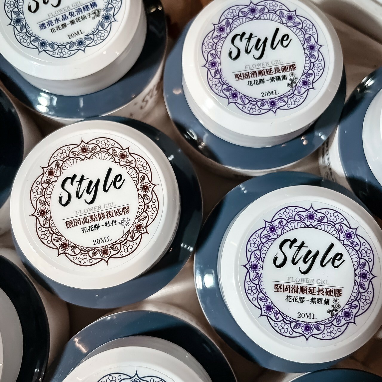美展優惠🌼花花功能罐裝膠三款