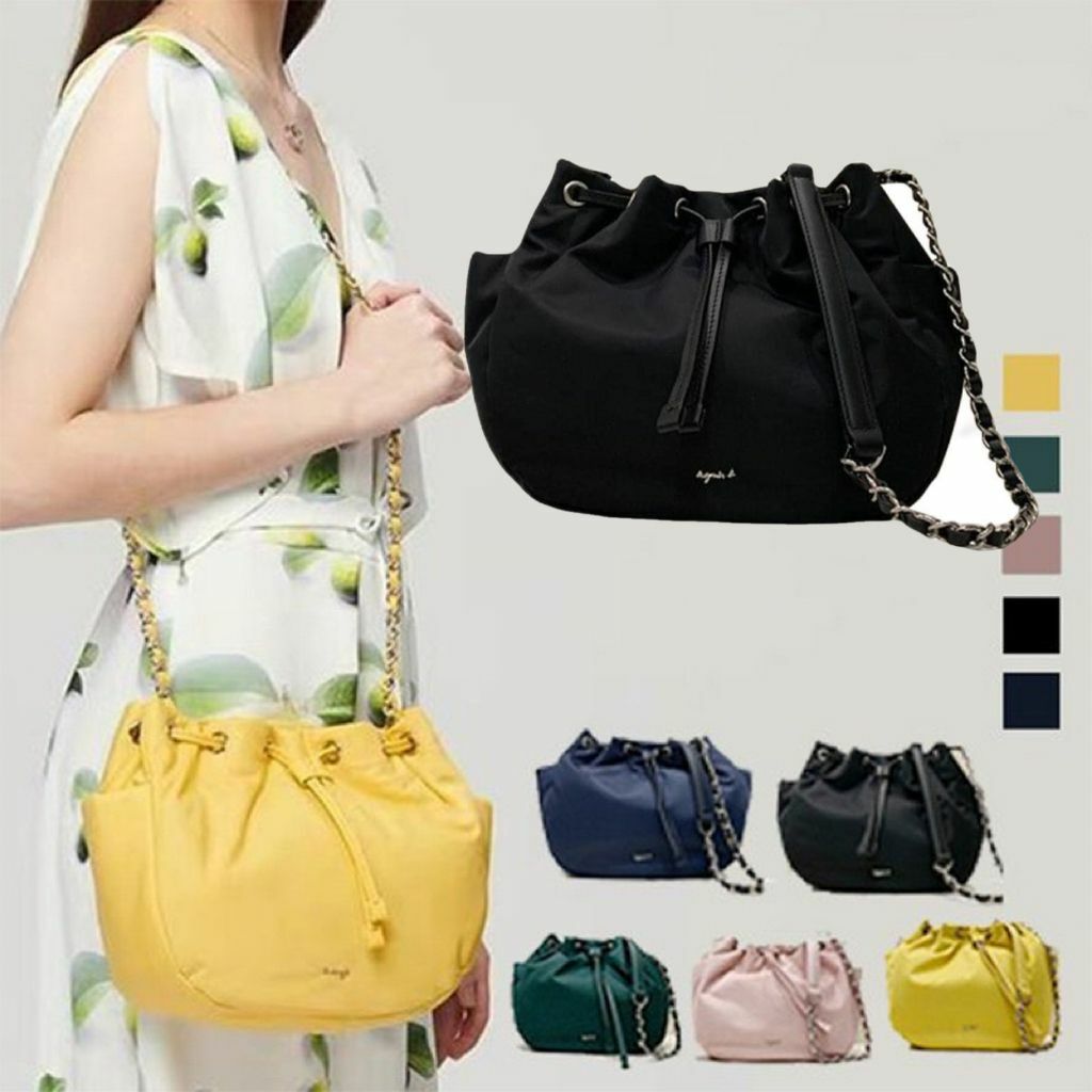 🇯🇵Ag‘nes B👜尼龍索繩袋💞-2300961