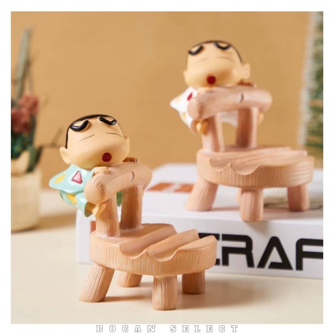 蠟筆小新手機支架 生活小物 追劇神器 桌面擺件