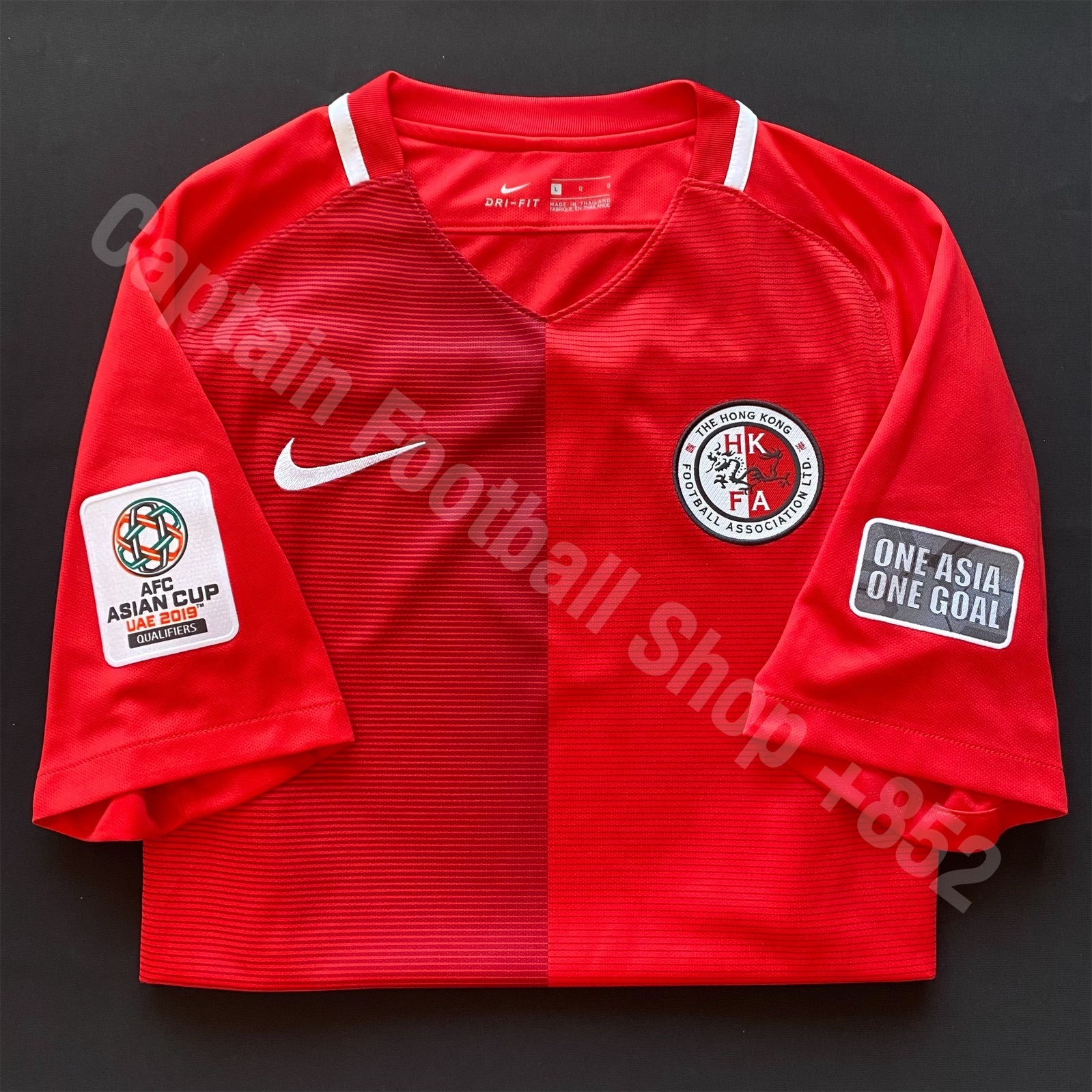 Hong Kong Football Team 2016-2018 AFC Asian Cup Qualifiers Bike Home shirt