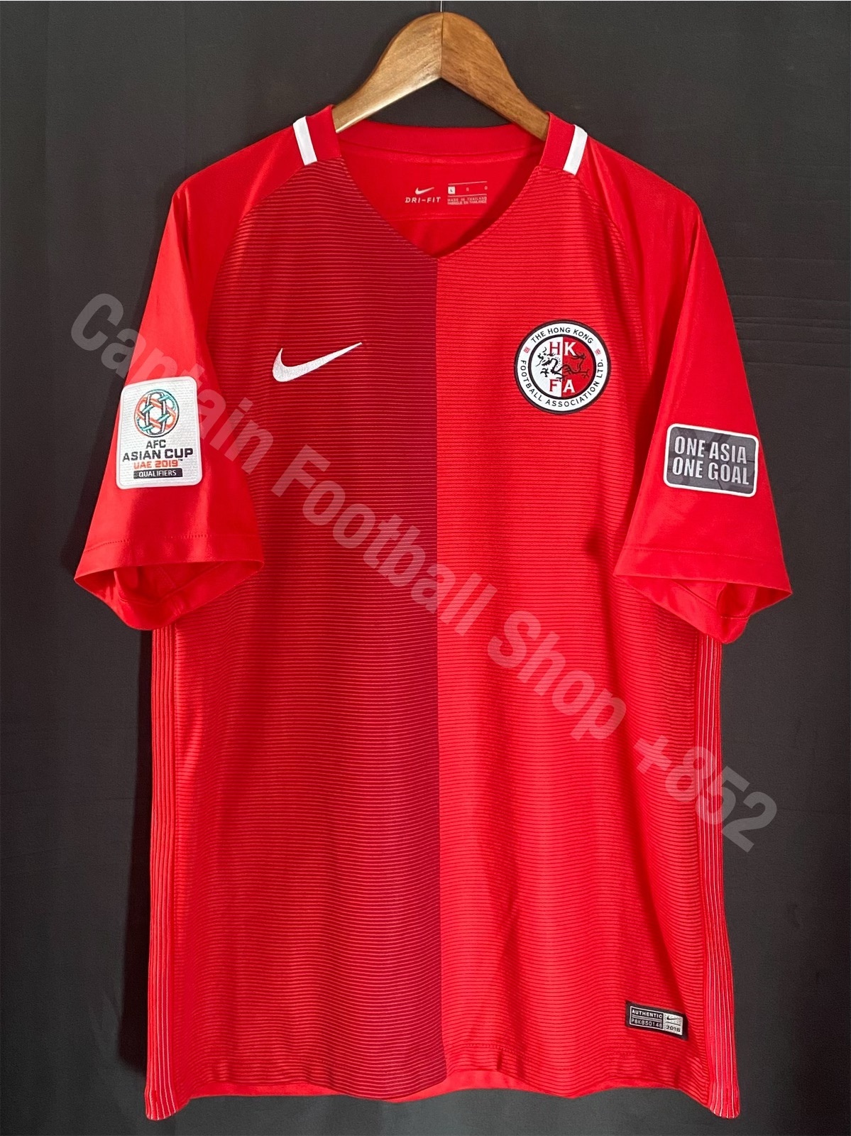 Hong Kong Football Team 2016-2018 AFC Asian Cup Qualifiers Bike Home shirt