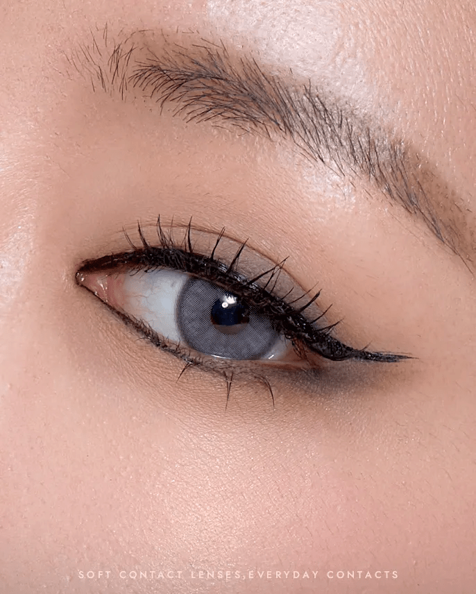 [月拋] O-LENS Nella Ash Gray 月拋彩妝隱形眼鏡｜每盒2片