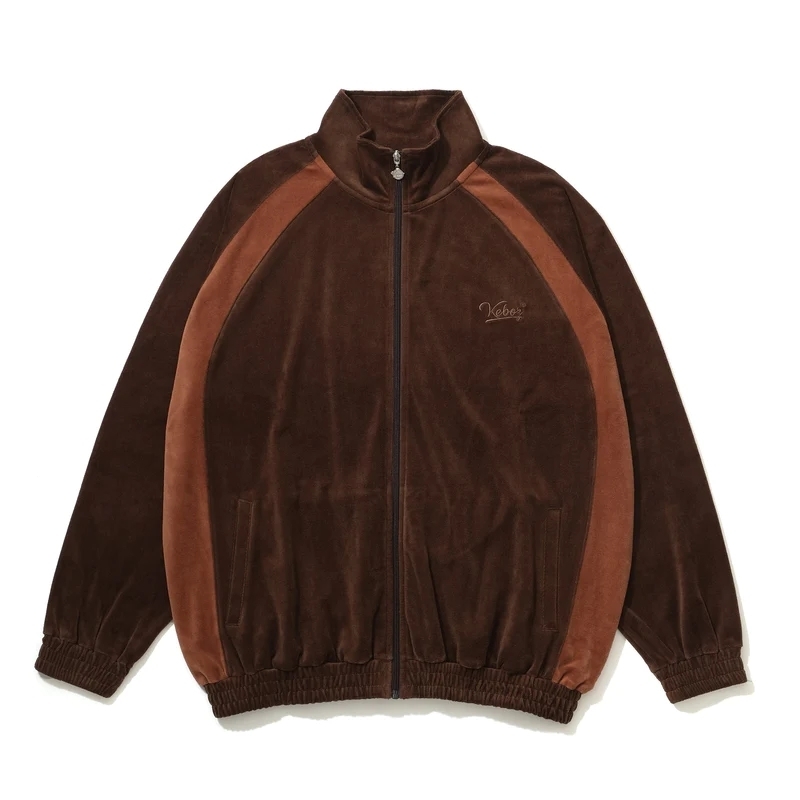 KEBOZ - VELOUR TRACK JACKET / 2COLORS