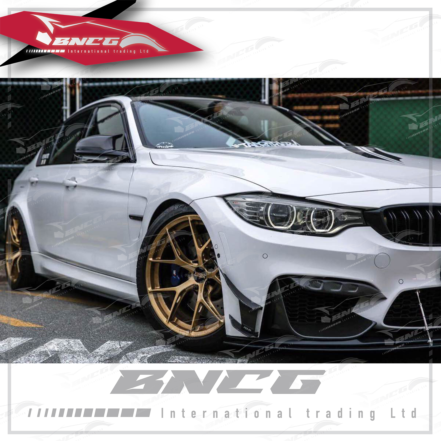 寶馬 BMW M3 F80 M4 F82 改裝 卡夢 碳纖維 空力套件 GT款 前保桿 風刀