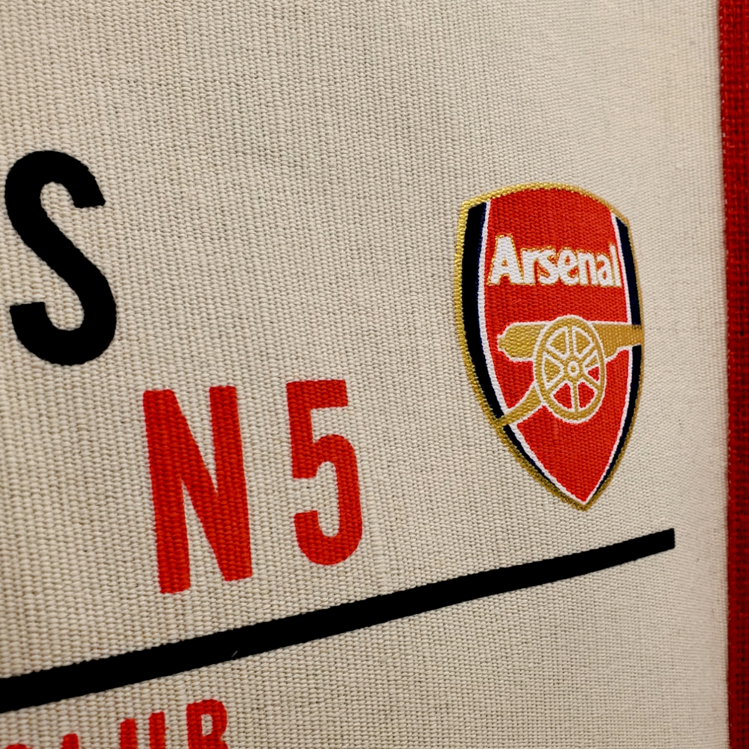 阿仙奴酋長球場路牌購物袋