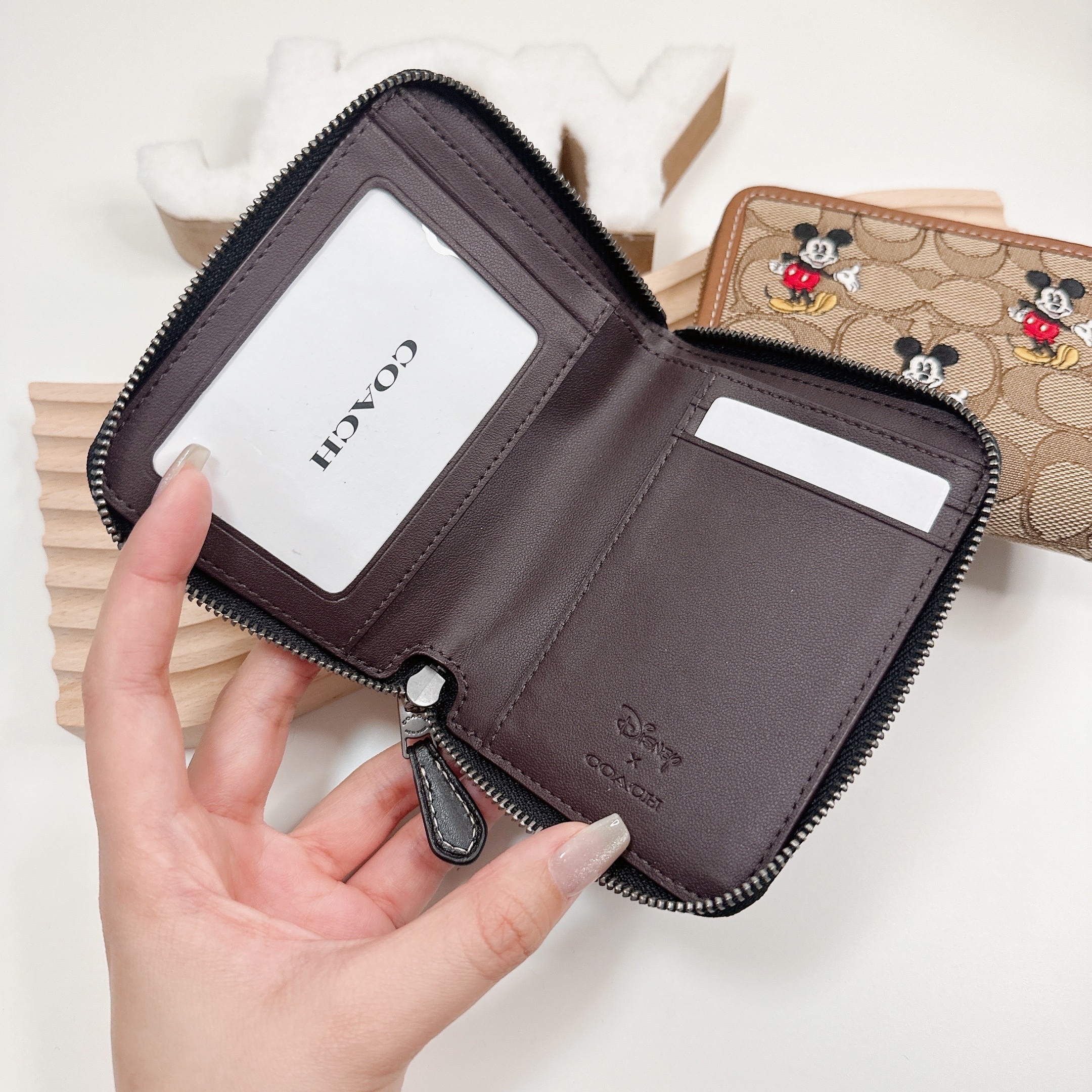 [美國現貨] Coach x Disney Small Zip Wallet