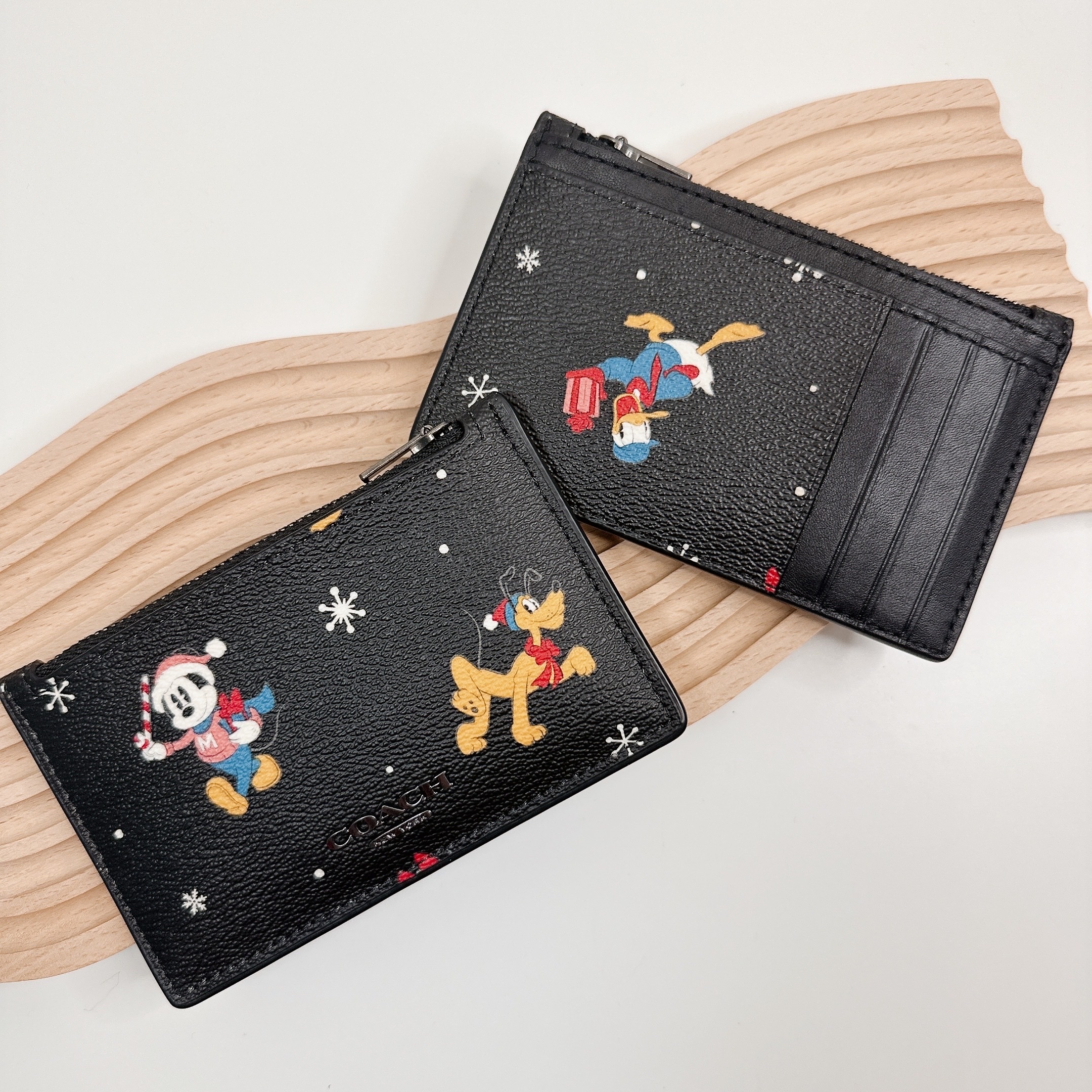 [美國現貨] Coach x Disney Zip Card Case