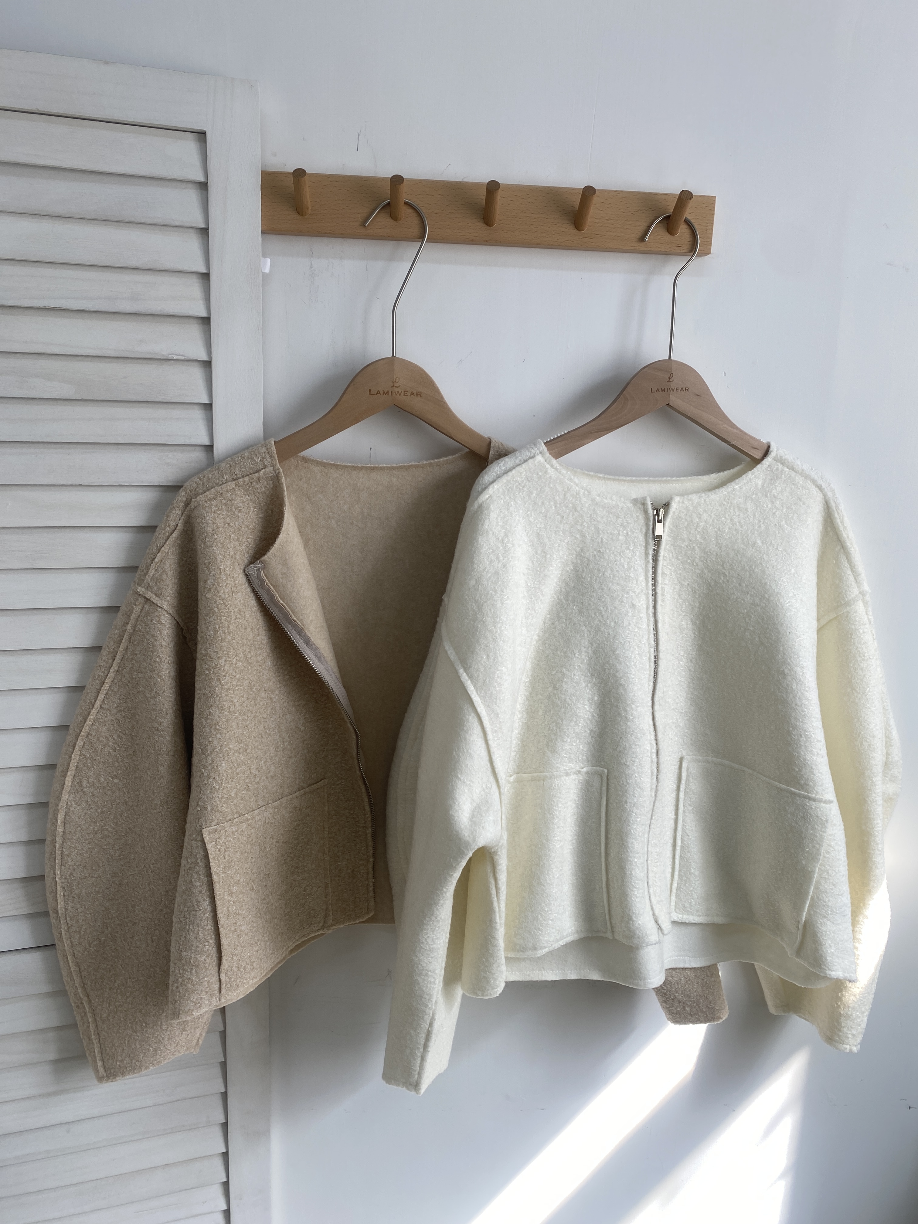 現貨 拋袖款圈圈布外套