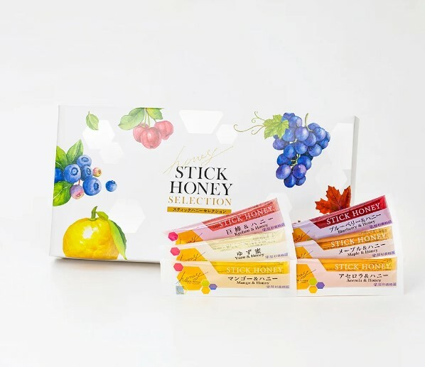 6-Flavor Stick Honey (15g × 12 sticks)[3184]