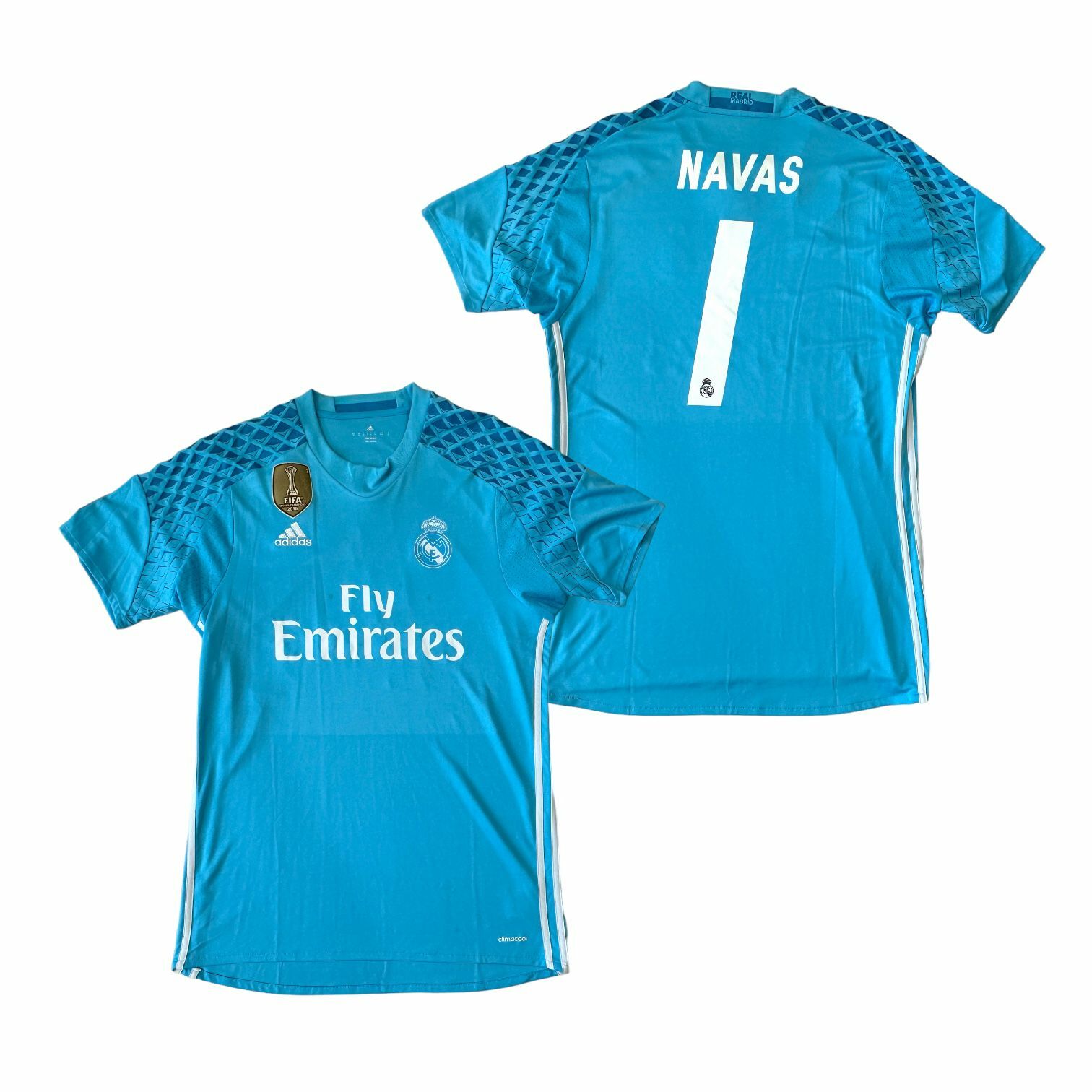 [已使用] 2016 / 2017 皇家馬德里 龍門球衣 #1 NAVAS