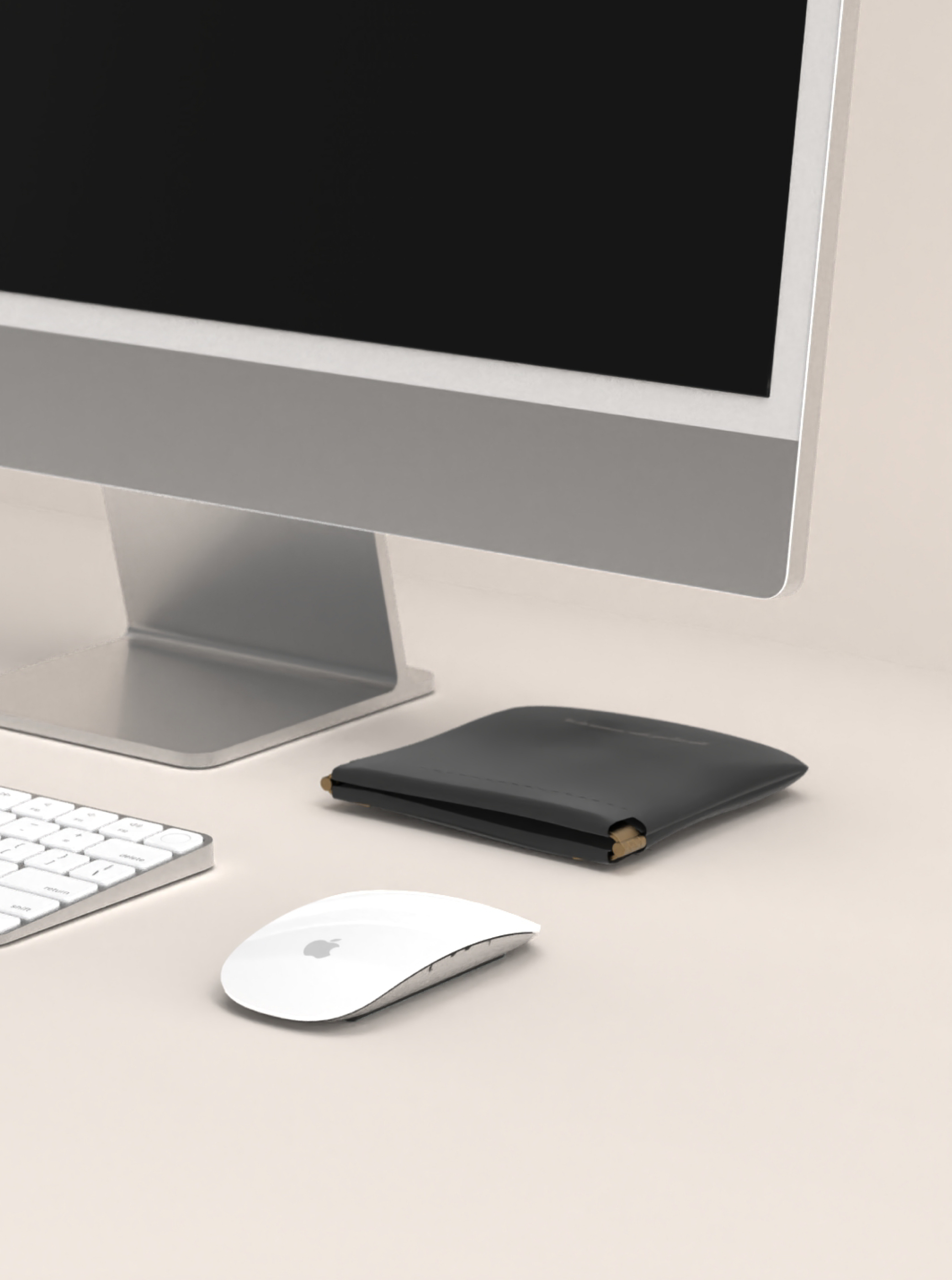 質感皮革收納包 /質感黑/