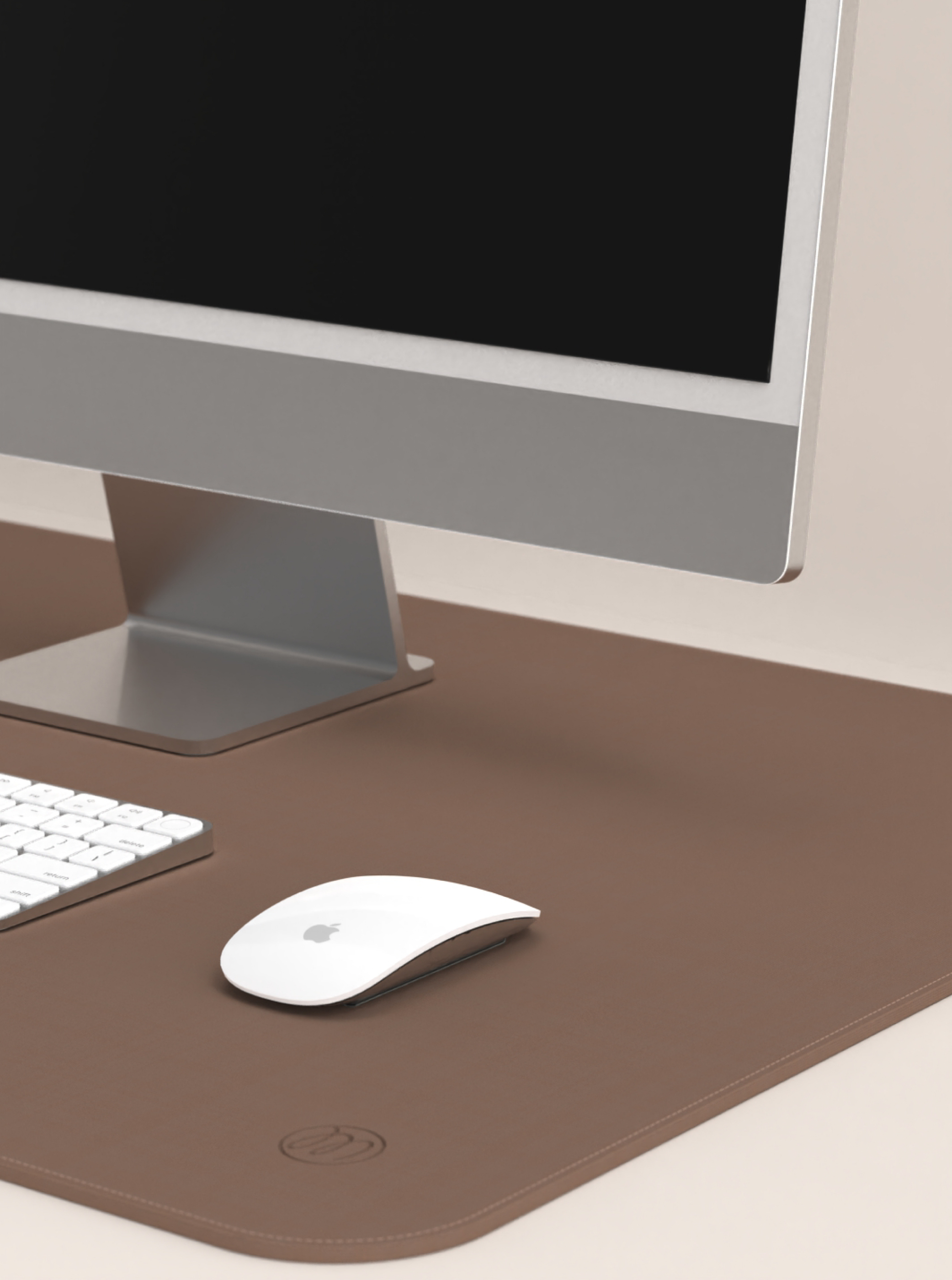 OneMore 品牌訂製皮革質感桌墊 / 濃縮咖啡 /