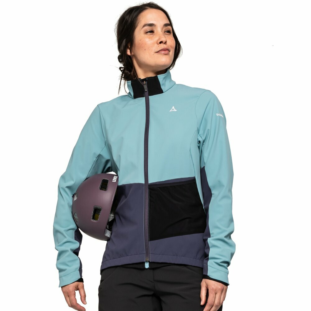 【Schoffel】女防潑水透氣軟殼外套 / 23SL50-13282-[粉嫩紅、藍]