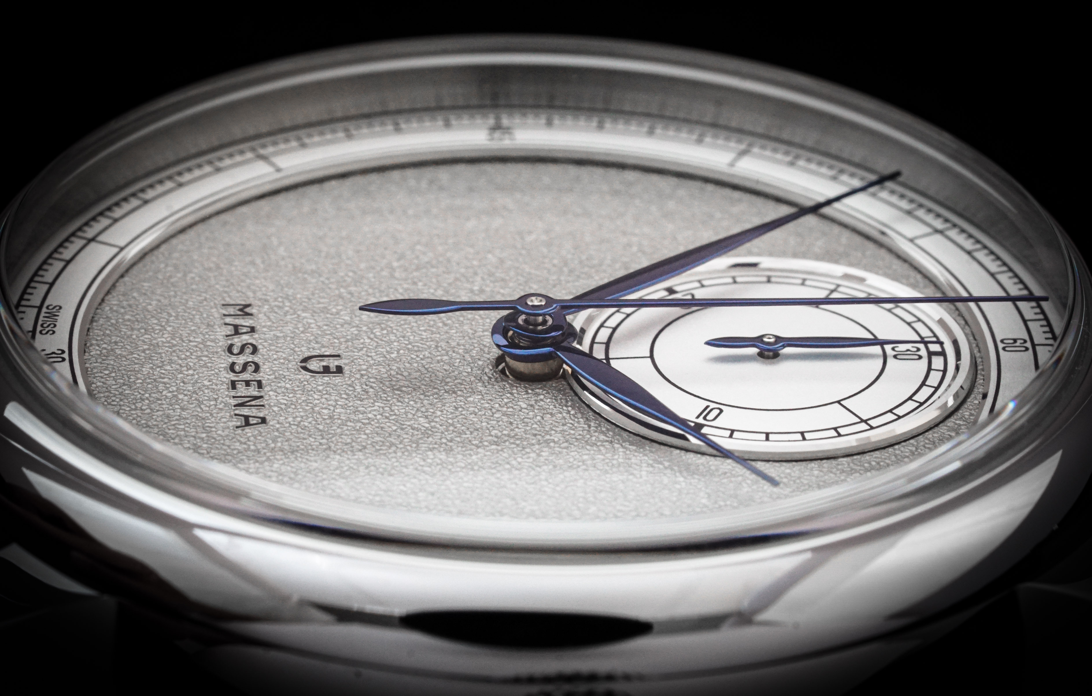 聯名款 Collaboration｜Le Chronographe Monopoussoir Louis Erard x Massena LAB  (Silver)