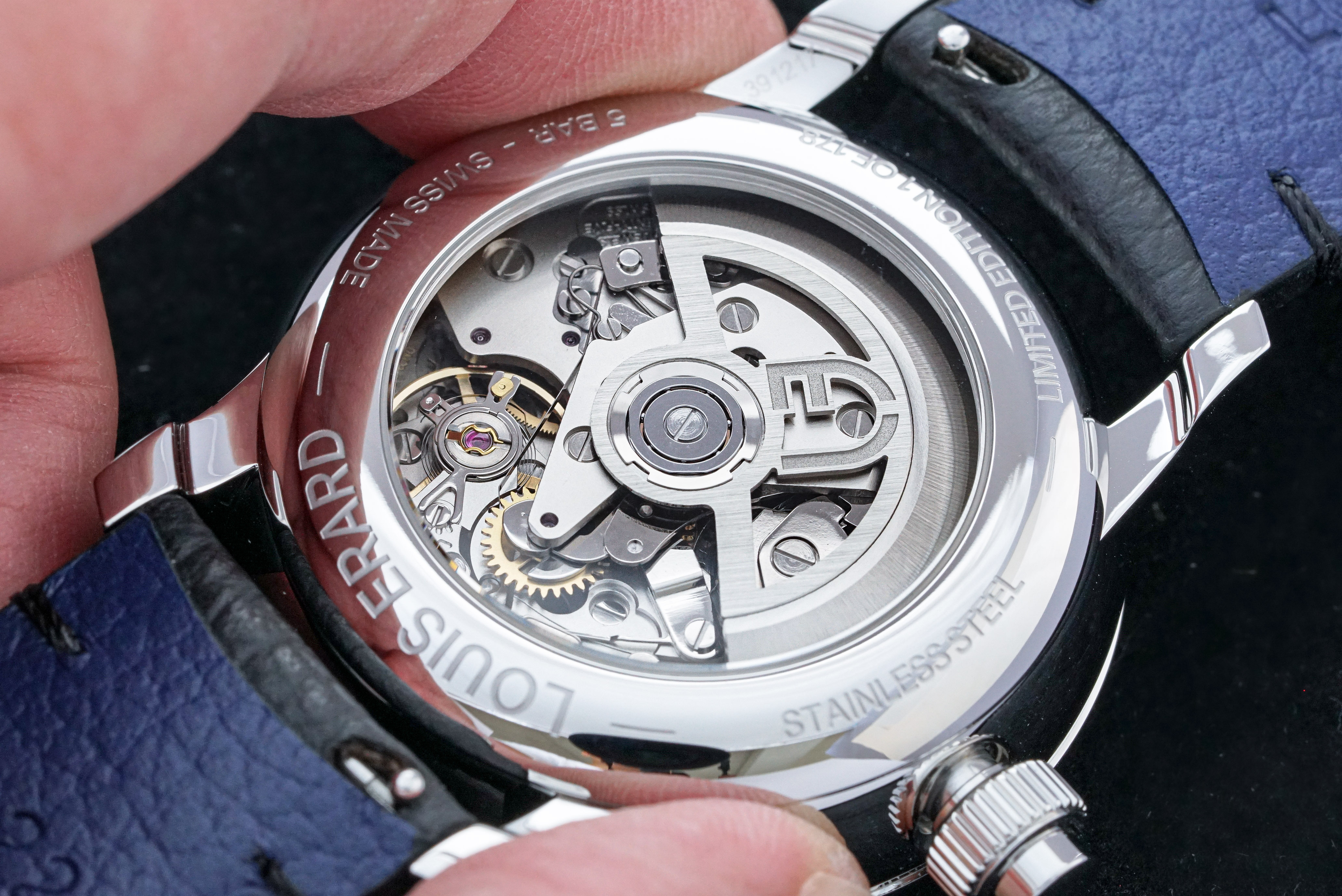 聯名款 Collaboration｜Le Chronographe Monopoussoir Louis Erard x Massena LAB  (Silver)