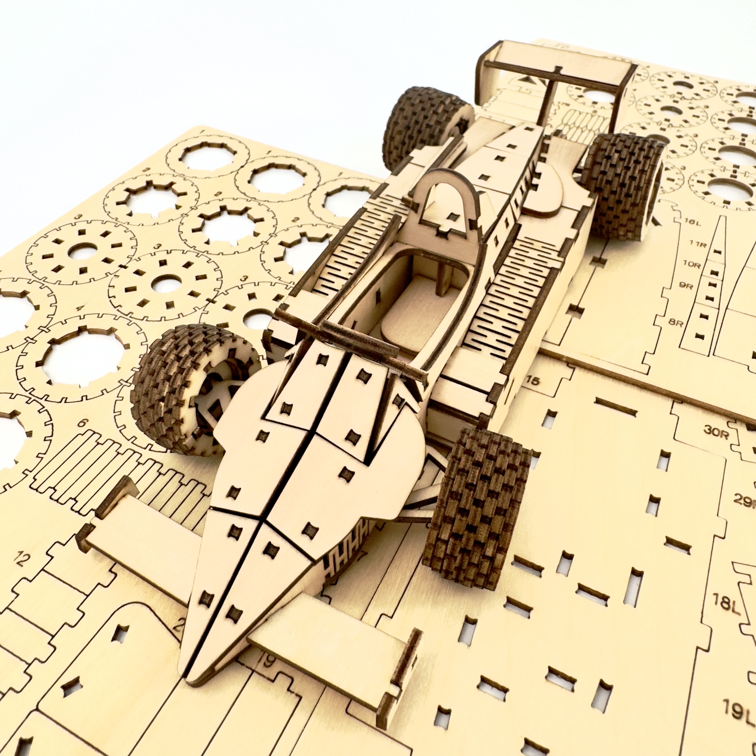 Team Green 3D Plywood - Formula 3