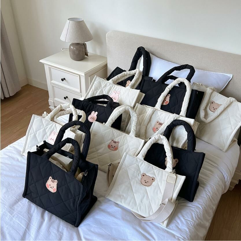 NEW軟綿綿觸感系列-絎縫尿布包