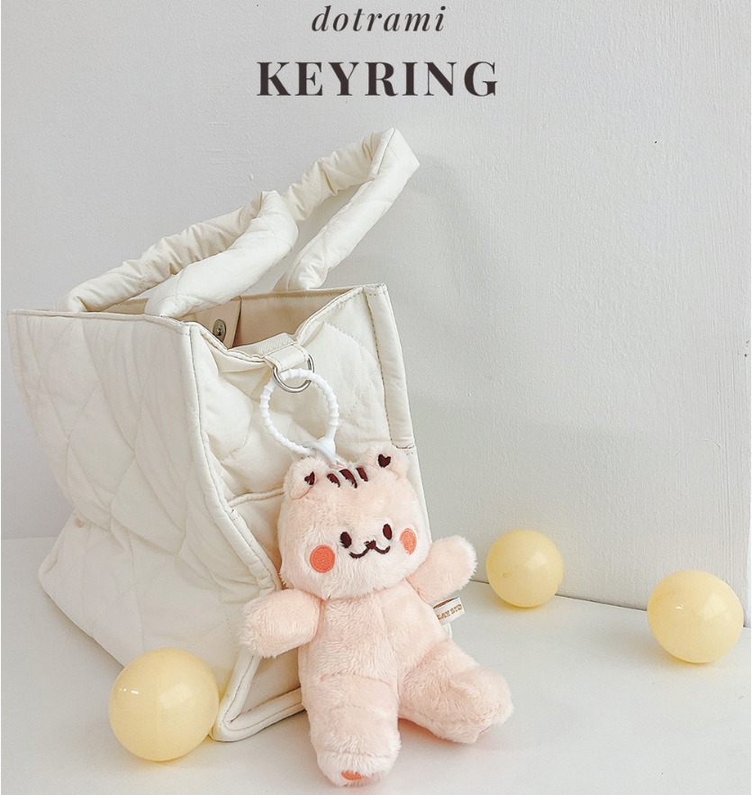 毛茸茸可愛松鼠掛飾