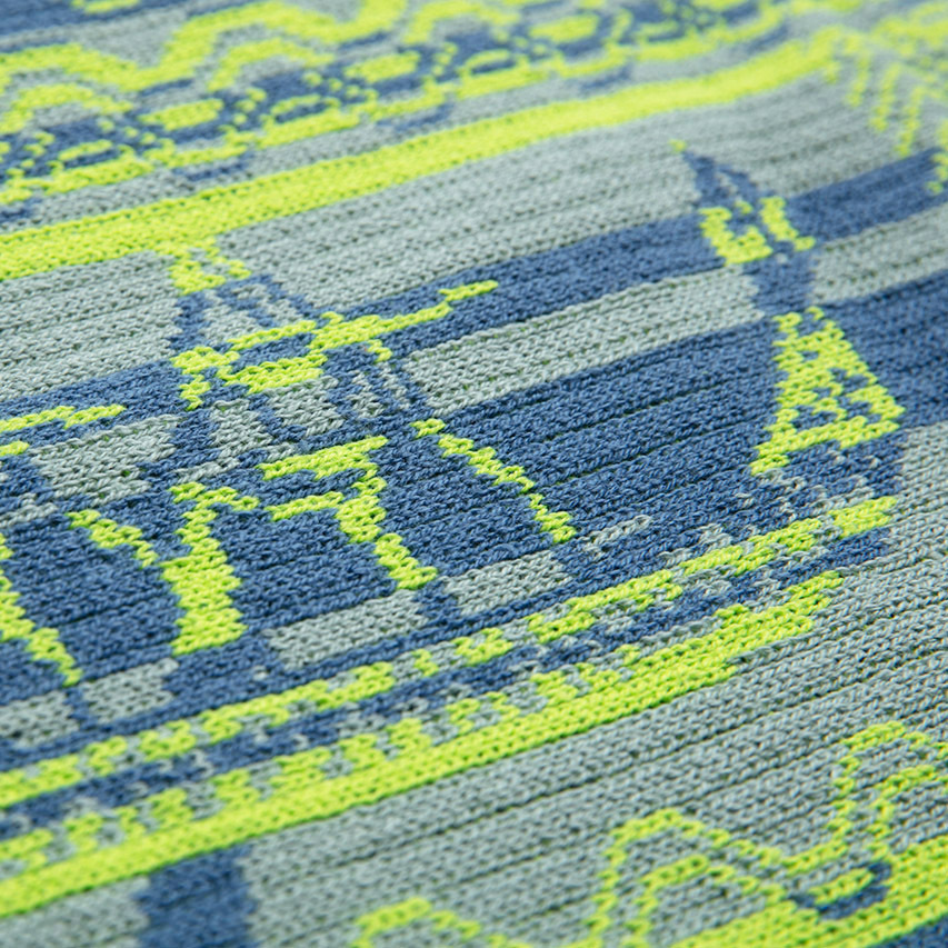 Row A Dragon Boat Scarf- Green/Blue