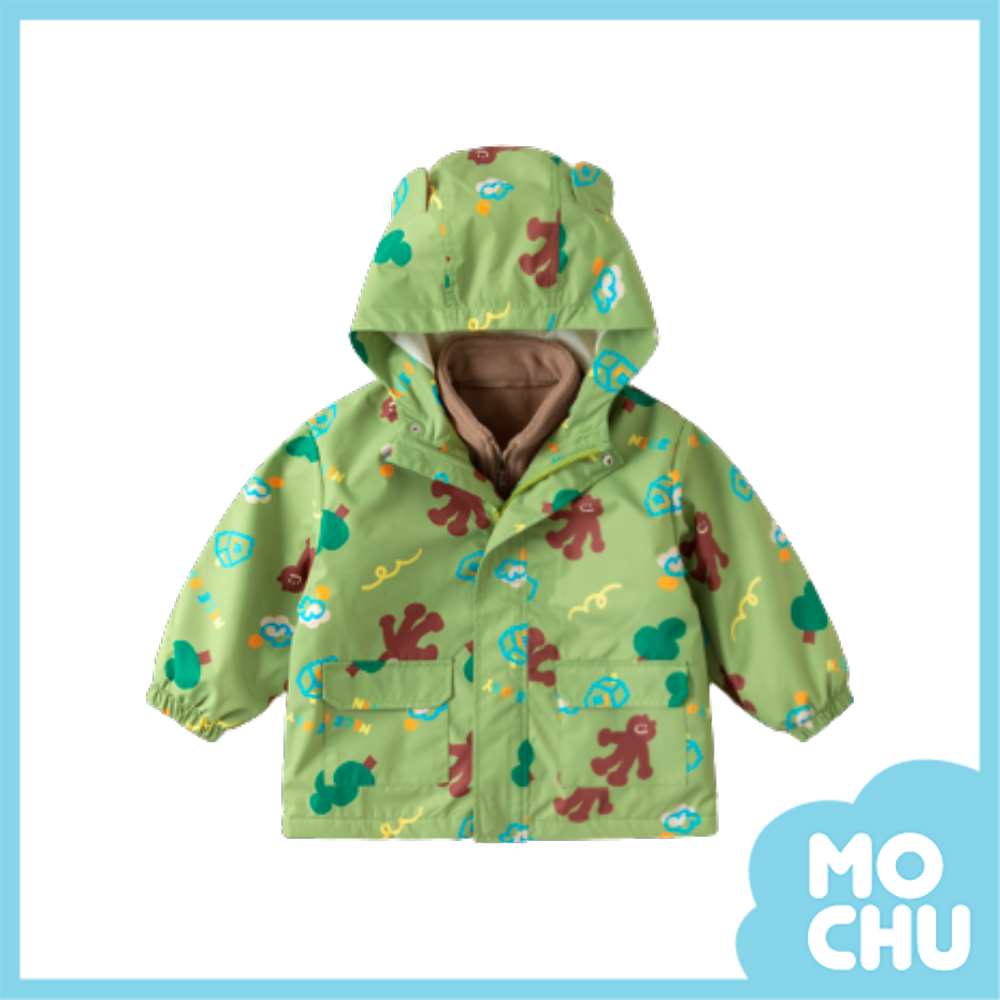 森林風戶外2件式保暖外套