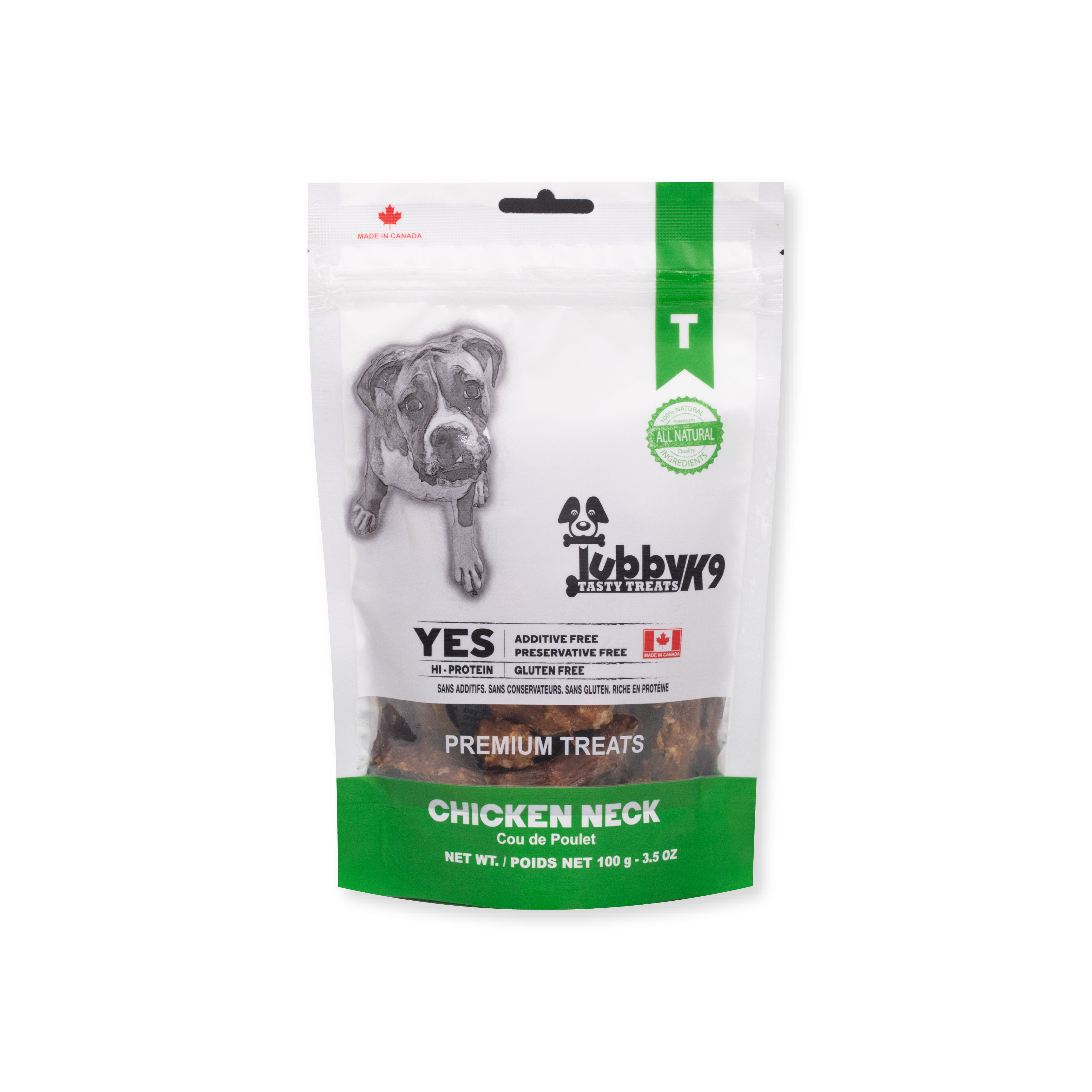 TubbyK9 雞頸狗小食 (100g)