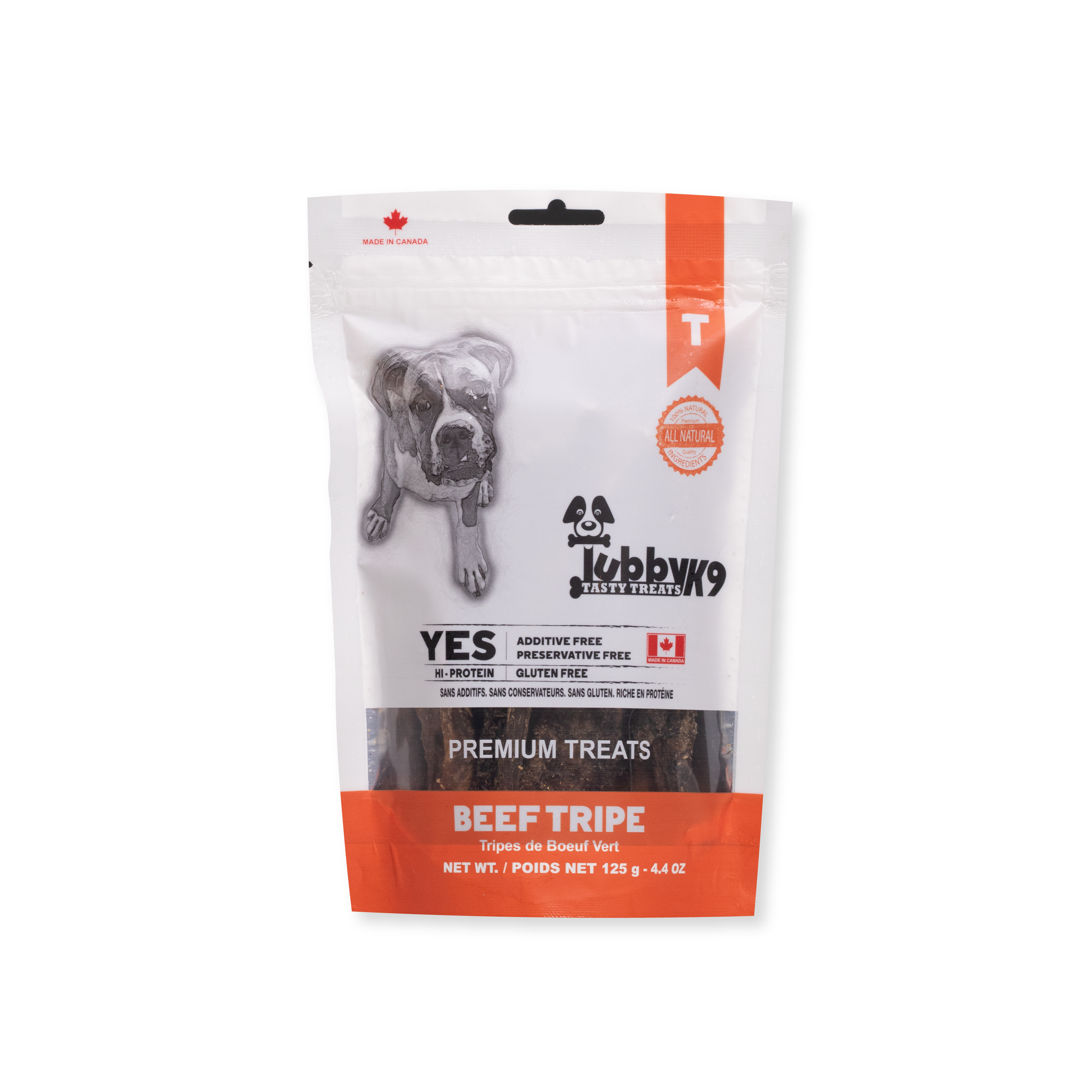 TubbyK9 牛草胃狗小食 (125g)